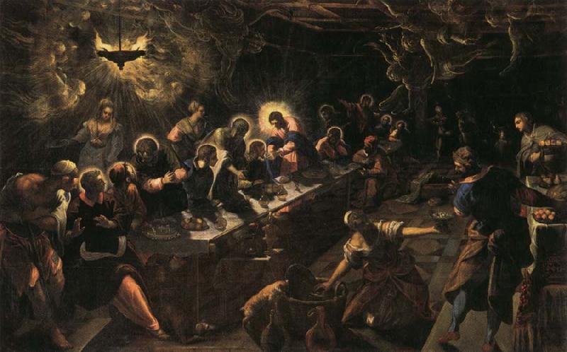 Jacopo Tintoretto Last Supper oil painting image